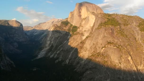 Veduta Aerea Del Parco Nazionale Dello Yosemite California — Video Stock