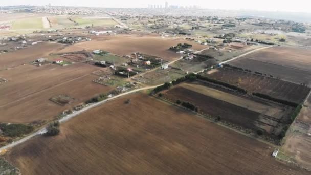 Drone Che Sorvola Terreni Agricoli Rurali Istanbul Turchia — Video Stock