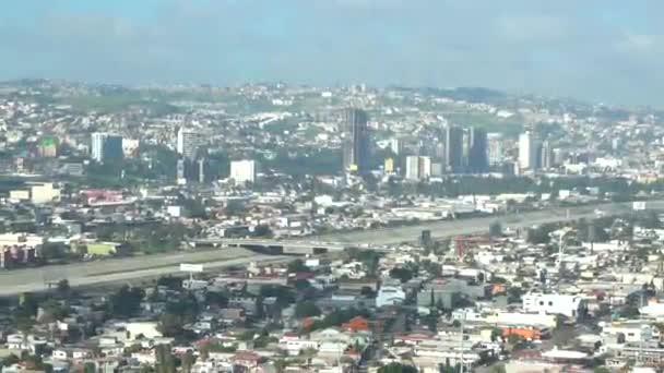 Tijuana Baja California México Tomada Durante Una Mañana Nublada Haciendo — Vídeos de Stock