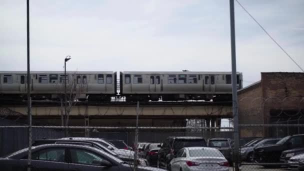 Поїзд Поїзда Чикаго — стокове відео