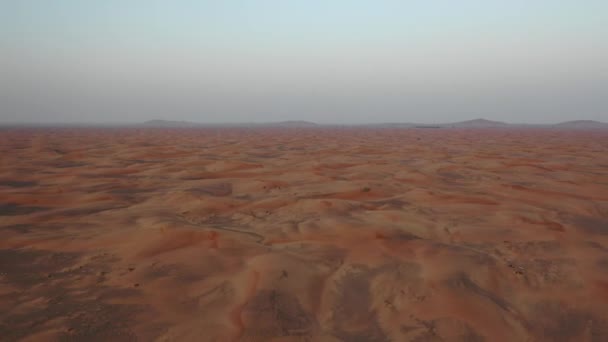 Escena Aérea Absoluta Arena Desértica Sin Fin — Vídeos de Stock