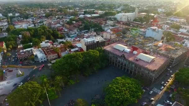 Centrum Van Cuernavaca Mexico Achtergrond — Stockvideo