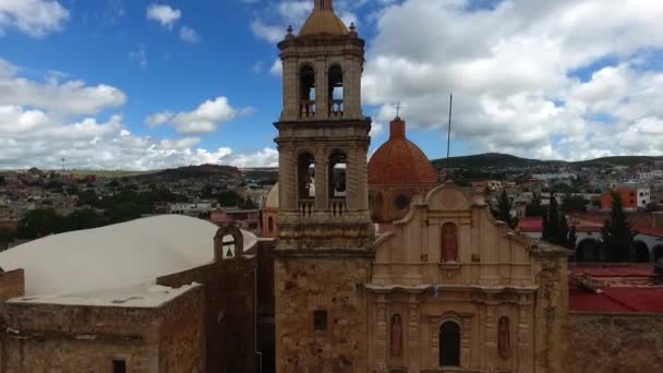Magiska Staden Hatt Zacatecas Mexiko — Stockvideo
