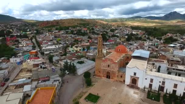Magiska Staden Hatt Zacatecas Mexiko — Stockvideo