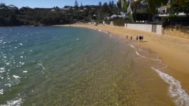 Vista Panoramica Sulla Spiaggia Sydney Rallentatore — Video Stock