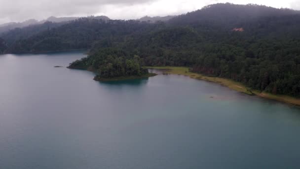 Foto Aerea Del Lago Montebello Chiapas — Video Stock