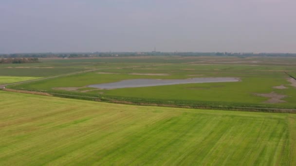 Landwirtschaftliche Flächen Frühling Middelburg Niederlande — Stockvideo