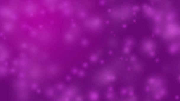 Фіолетові Бульбашки Плаваючою Абстракцією — стокове відео