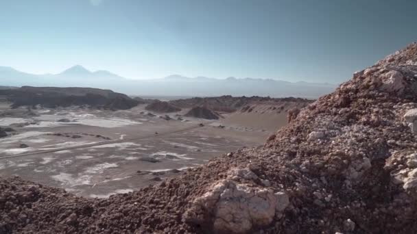 Valle Luna Road Atacama Desert South America — 비디오