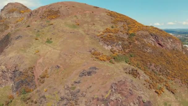 Holyrood Park Edimburgo Escócia Reino Unido — Vídeo de Stock