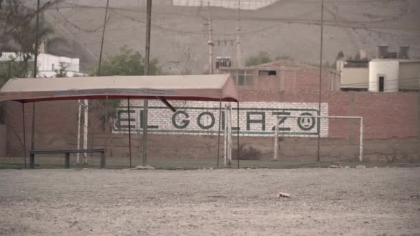 モリナ ペルーの近隣サッカー場 — ストック動画