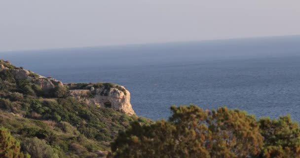 Vista Mare Sulla Cima Del Monte Sella Del Diavolo Cagliari — Video Stock