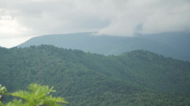 Дождевой Шторм Приближается Горам Северной Каролины — стоковое видео