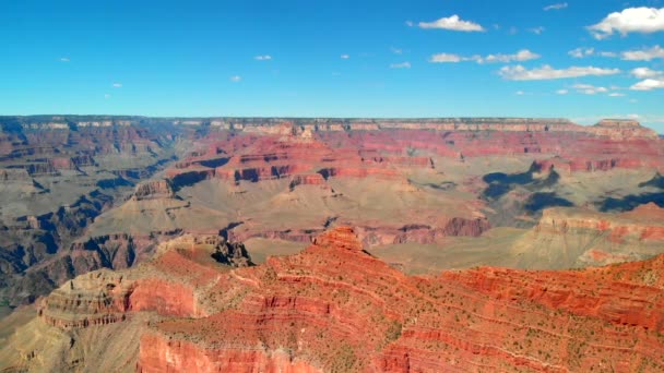Lennokki Antenni Laukaus Grand Canyon Arizonassa Yhdysvalloissa — kuvapankkivideo