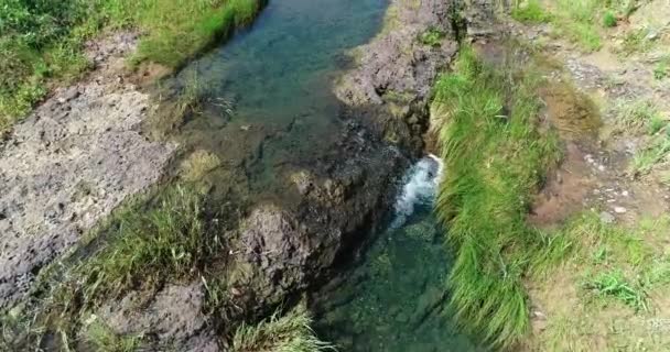 Filmati Aerei Che Sorvolano Torrente Texas — Video Stock