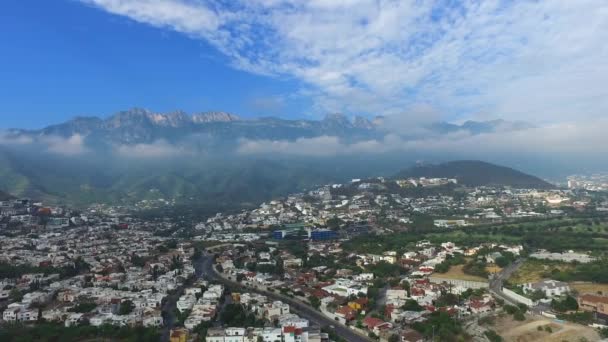 メキシコのサンペドロ ガルサ ガルシアの空中撮影 — ストック動画