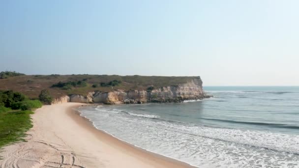 Capulo Beach Ambriz Angola Drónfelvételek — Stock videók