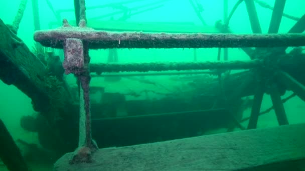 Corégone Sur Roue Navire Ruée Vers Goddard — Video