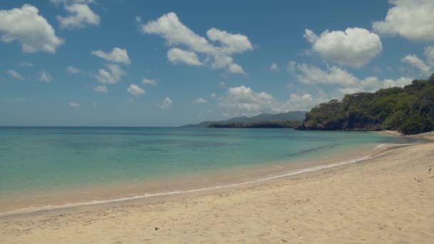 Amazing Magazine Beach Nachází Karibském Ostrově Grenada — Stock video