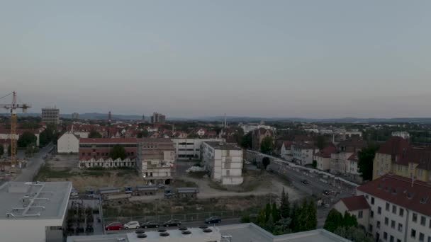 Drone Shot Gttingen Nocy Dolna Saksonia Niemcy Europa Goettingen — Wideo stockowe