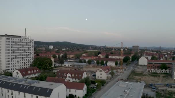 Dron Shot Gttingen Dolnej Saksonii Niemcy Europa — Wideo stockowe