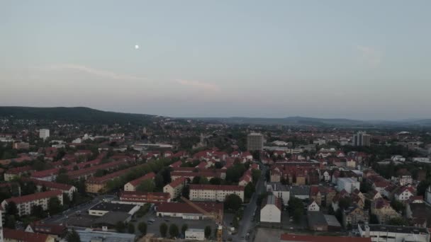 Aşağı Saksonya Gttingen Yukarıdan Bir Almanya Avrupa Ile — Stok video