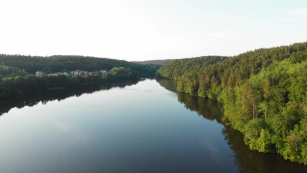 Apinosjö Det Pommerska Distriktet Pomorskie Polen Östeuropa — Stockvideo