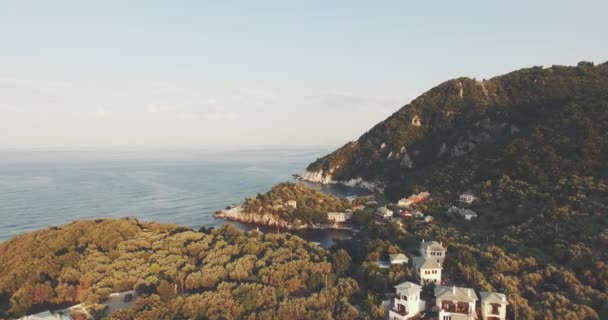 Village Bord Mer Mont Pelion Grèce — Video
