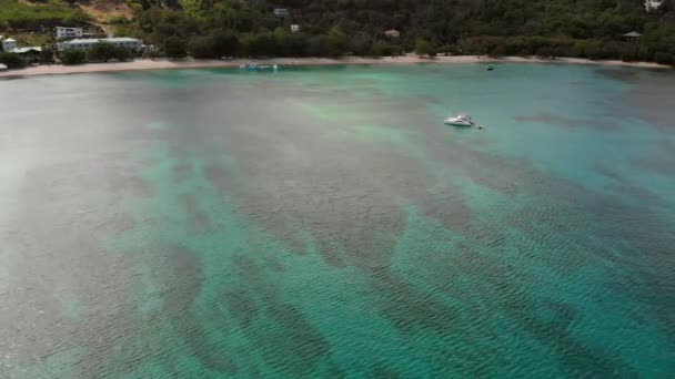 Pohled Pláž Morne Rouge Karibském Ostrově Grenada — Stock video