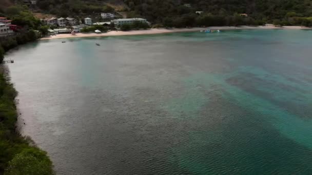 Křišťálově Čisté Vody Morne Rouge Beach Nachází Ostrově Koření Grenada — Stock video