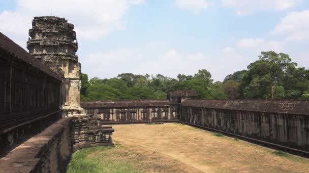 Célèbre Complexe Temple Angkor Wat Cambodge Côté Siem Reap Asie — Video