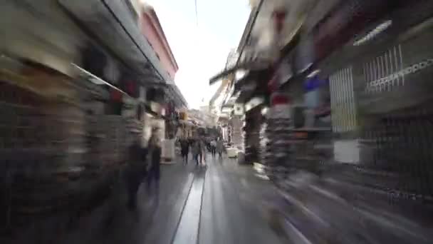 Hyperlapsus Dans Marché Aux Puces Monastiraki Athènes Grèce — Video