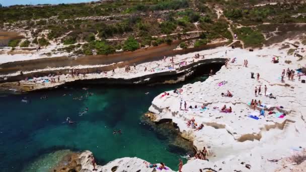 Vídeo Malta Peter Pool Soleado Día Verano 2019 — Vídeos de Stock