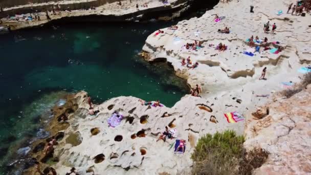 Video Uit Malta Peter Pool Een Zonnige Zomerdag 2019 — Stockvideo