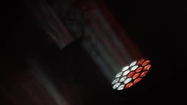 Konser Lampu Peralatan Rekaman Roll — Stok Video