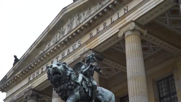 Berlin Almanya Daki Konzert Konser Salonunun Dış Görüntüsü — Stok video