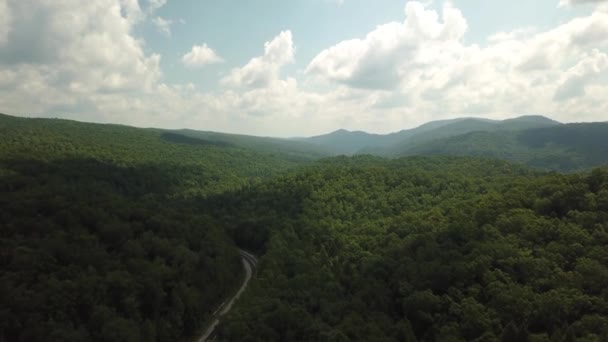 ケンタッキー州の夏の山ドローンショット — ストック動画