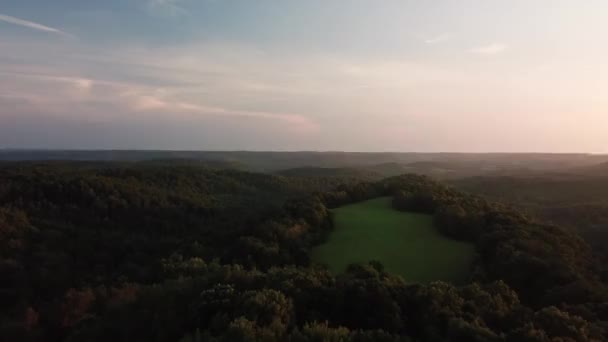 Góry Zachodzie Słońca Kentucky — Wideo stockowe