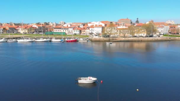 Vista Sul Mare Vila Conde Portogallo — Video Stock