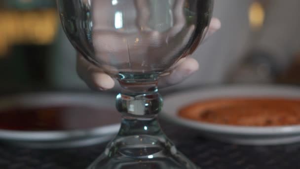 Мікелада Склянка Чилі Чамеї Панорамою Вгору — стокове відео