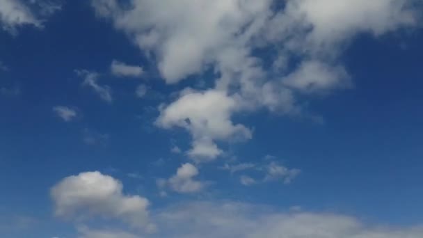 Rolando Nuvens Timelapse Nuvens Tempestade Céu Azul Céu Nuvens Timelapse — Vídeo de Stock