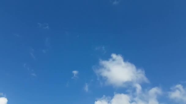 Rolling Clouds Timelapse White Clouds Blue Sky Sky Clouds Timelapse — Stock Video