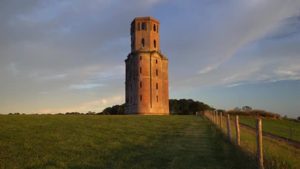 Horton Tower Gotická Věž Postavená Roce 1750 Dorset Anglie Při — Stock video