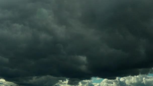 Cloudy Time Lapse Energie Pohybující Mrak Modré Obloze Kde Mraky — Stock video