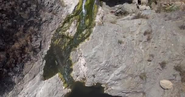 Vue Aérienne Haut Vers Bas Drone Des Chutes Paradise Vue — Video