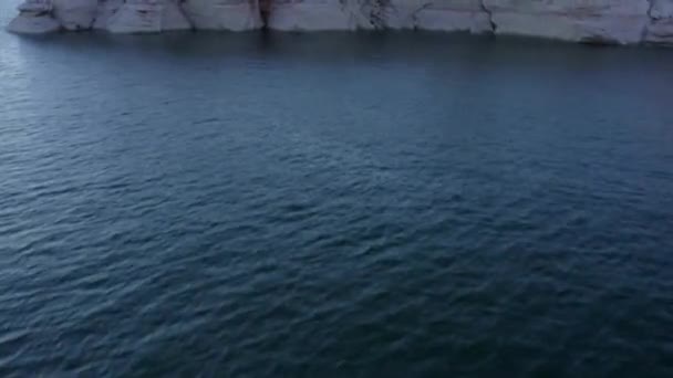 Filmati Aerei Droni Estivi Lake Powell Page Arizona Usa — Video Stock