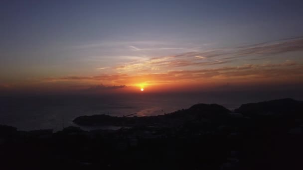 Epischer Sonnenuntergang Auf Der Karibik Insel Grenada — Stockvideo