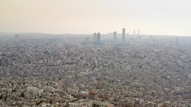 Drone Shot Amman Jordania Czerwiec 2019 — Wideo stockowe