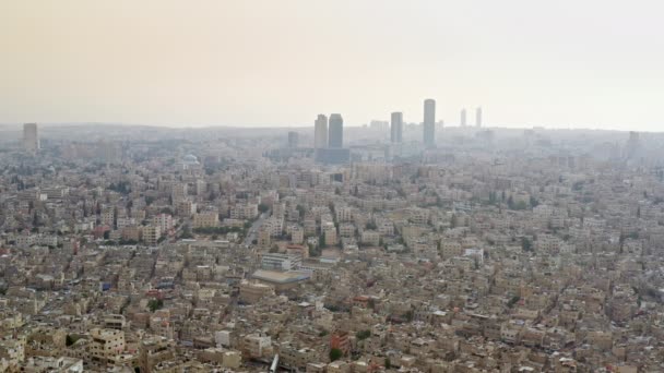 Drone Sobre Ammán Jordania Junio 2019 — Vídeo de stock