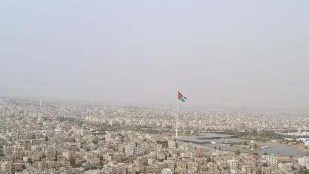 Drone Schot Amman Jordanië Juni 2019 — Stockvideo
